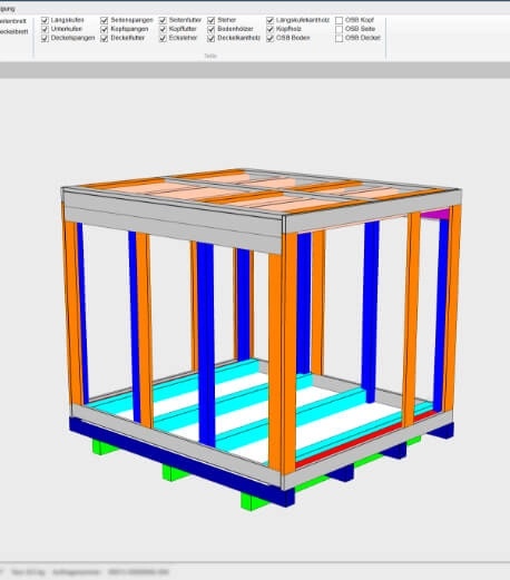 DEUFOL-Industrieverpackung wird mit Tool konstuiert