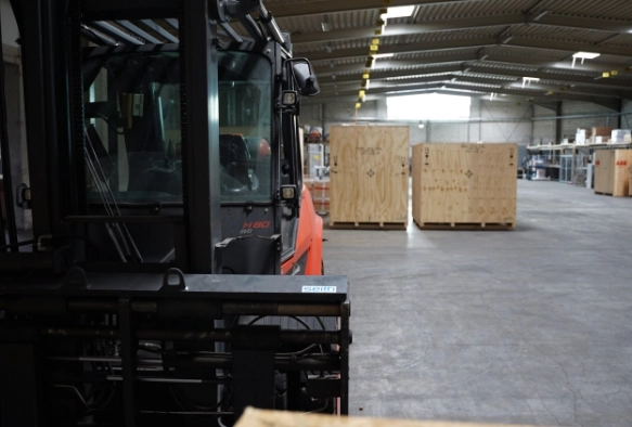 DEUFOL-Lagerhalle am Standort Wallau